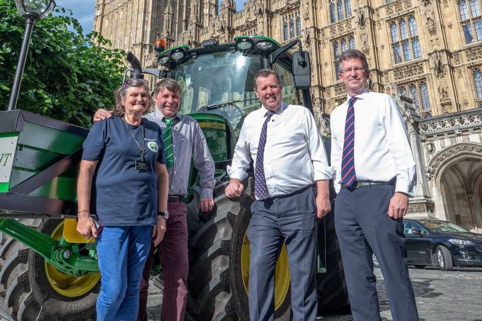 Farming Minister takes part in tractor relay on mental health