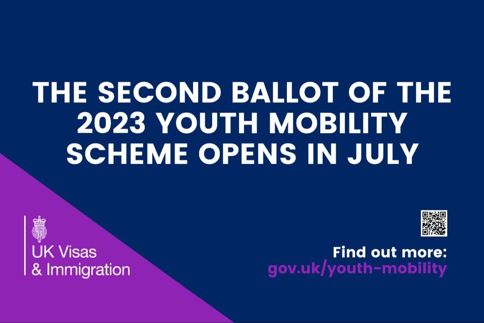 2023 Youth Mobility Scheme for South Korean nationals: 2nd ballot