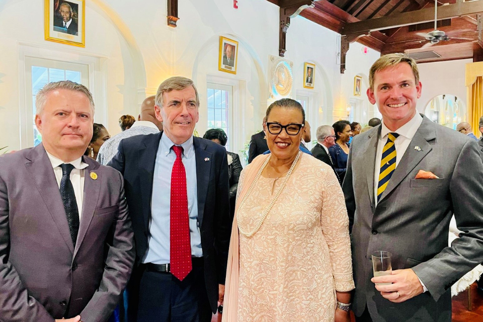 Minister David Rutley visits The Bahamas for the 50th Anniversary of Independence