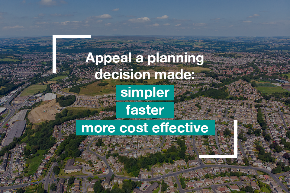 New 'Appeal a planning decision' service streamlines and enhances the process