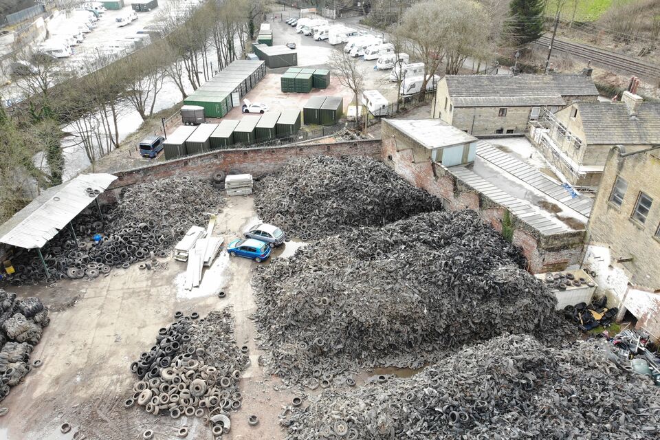 Waste tyre offences in Calderdale and Bradford result in suspended prison sentences