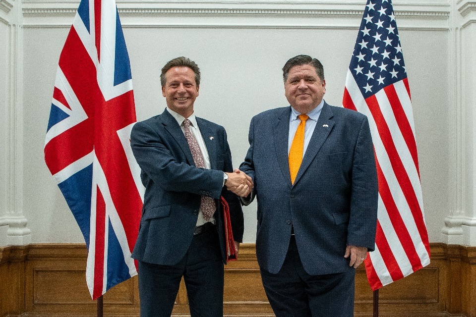 Joint Statement on UK-Illinois Trade: Huddleston – Pritzker Meeting