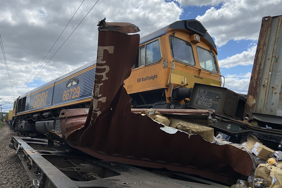 Report 08/2023: Collision between two freight trains at Loversall Carr Junction
