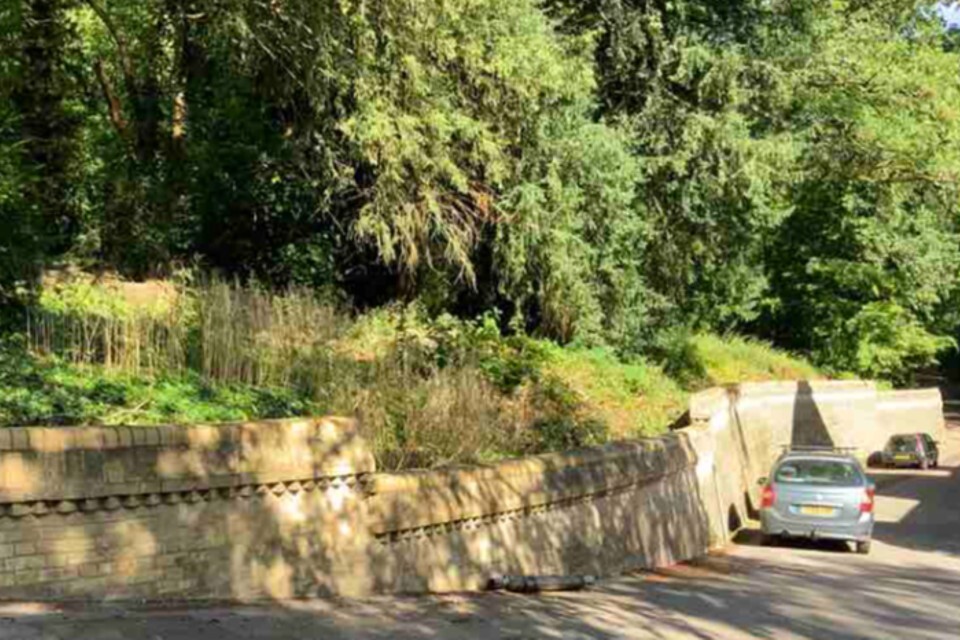 Historic 19th-century wall restored at Royal Marine base