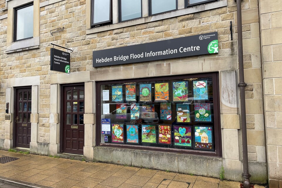 Flood information centre opens in Hebden Bridge