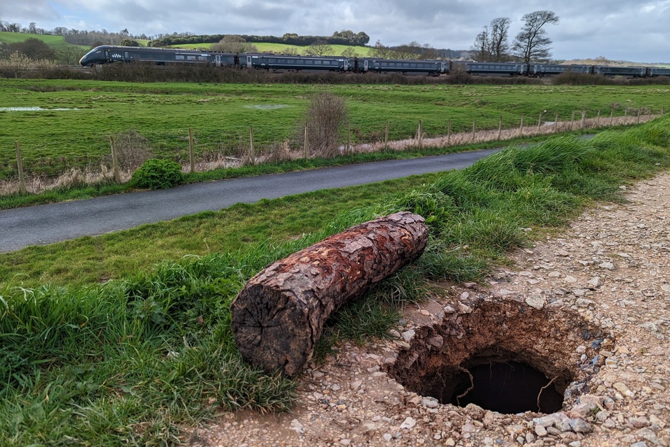 Work to strengthen Powderham Banks gets underway