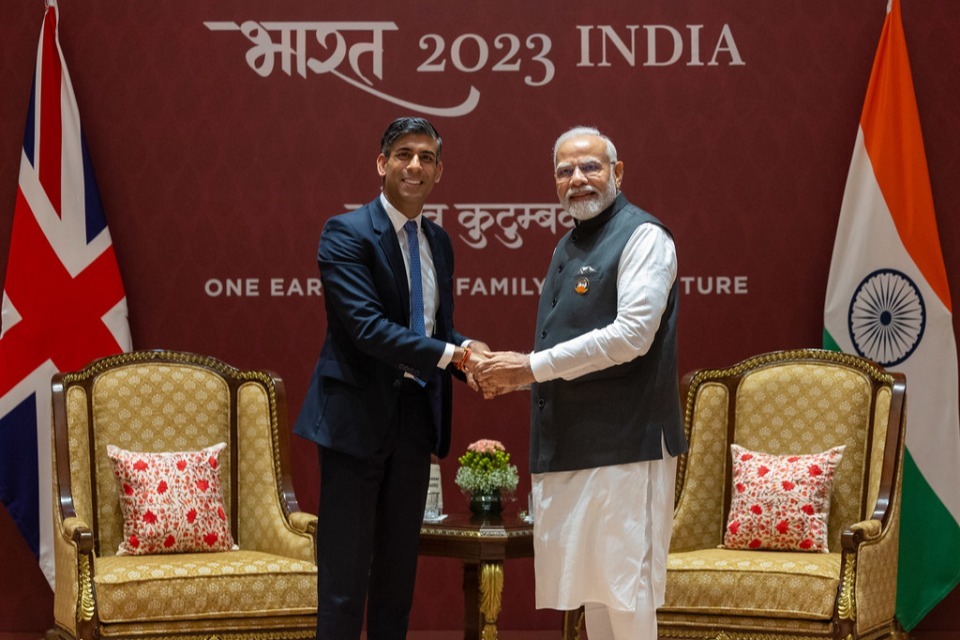 PM meeting with Prime Minister Modi of India: 9 September 2023