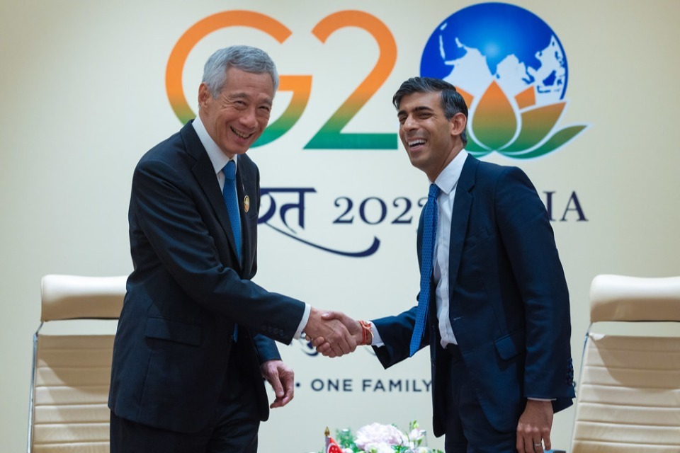 PM meeting with Prime Minister Lee Hsien Loong of Singapore: 9 September 2023