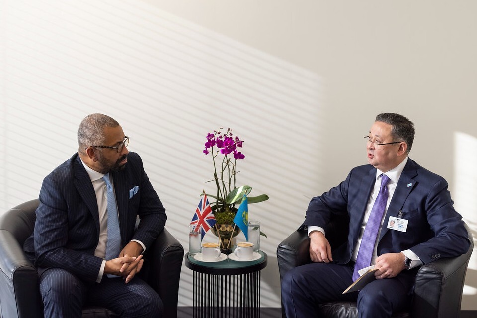 Foreign Secretary's meeting with Kazakhstan Foreign Minister, September 2023