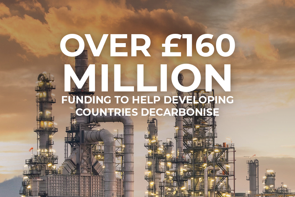 UK government support for developing countries to tackle climate change