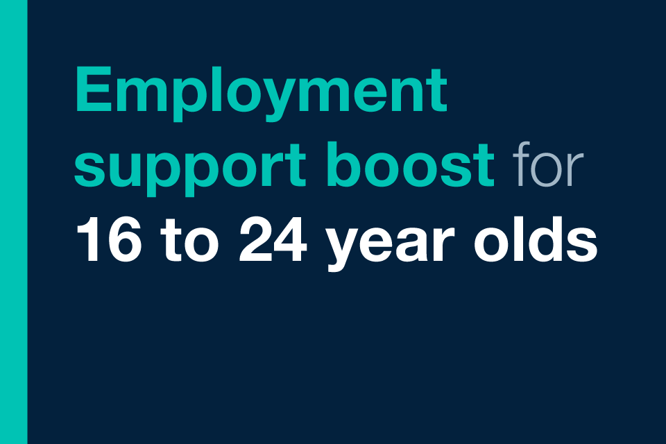 Government announces employment support boost for over 30,000 economically inactive young people