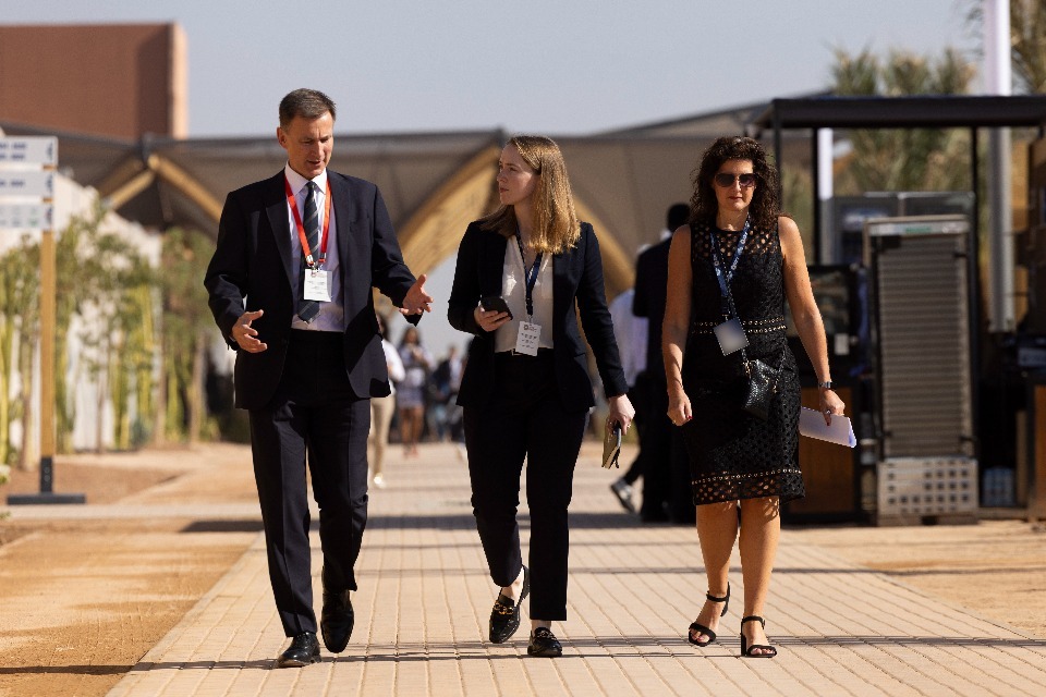 Chancellor Jeremy Hunt in Marrakech for IMF Annual Meetings
