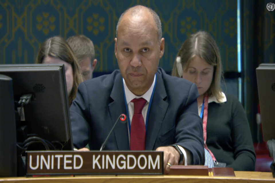 Ambassador James Kariuki speaks at UN Security Council