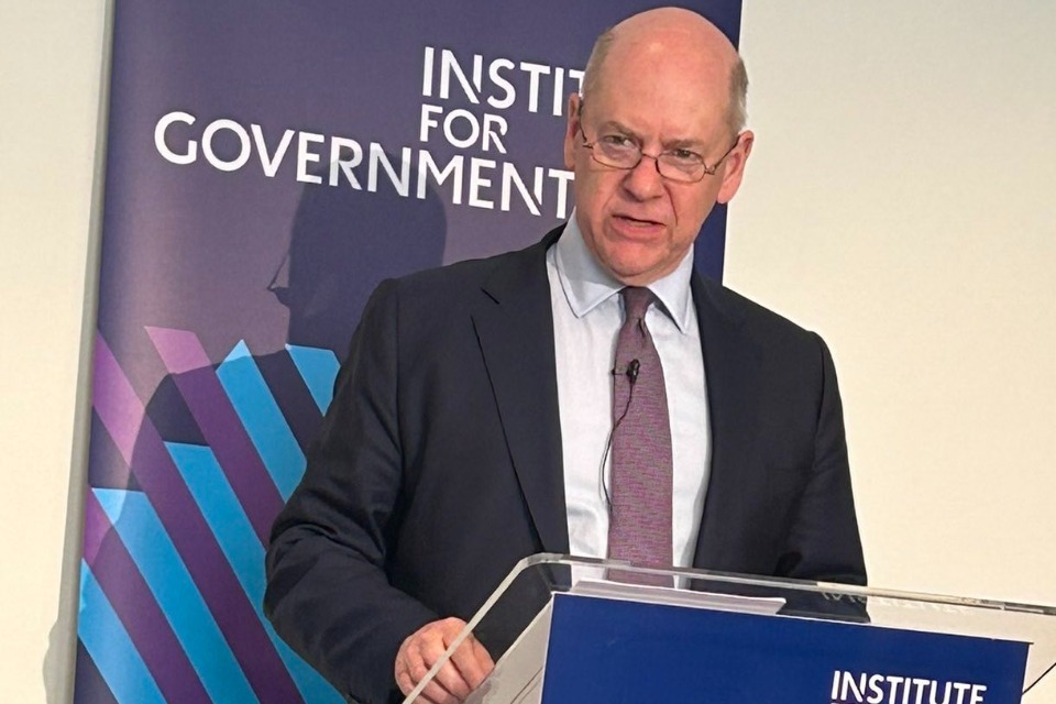 Upholding standards in public life: keynote speech by Lord Evans