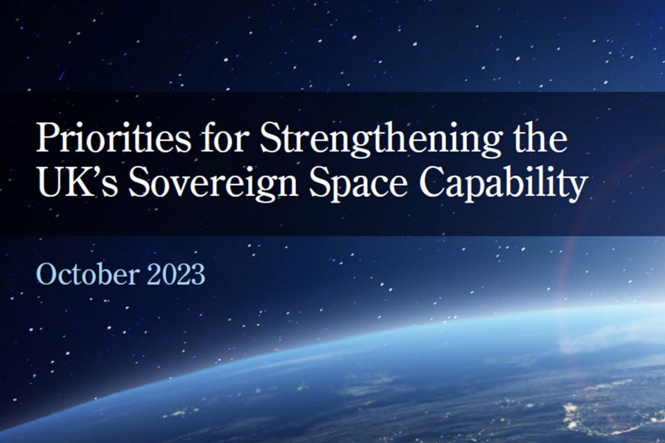 The Council for Science and Technology publishes advice on opportunities to strengthen the UK’s sovereign space capabilities