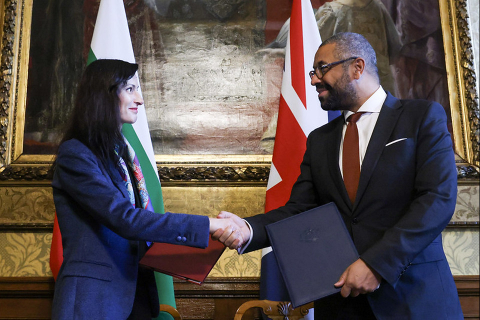UK and Bulgaria to bolster cooperation through signing of new joint declaration