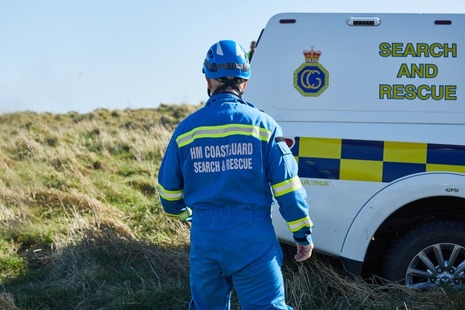 Coastguard rescue officer