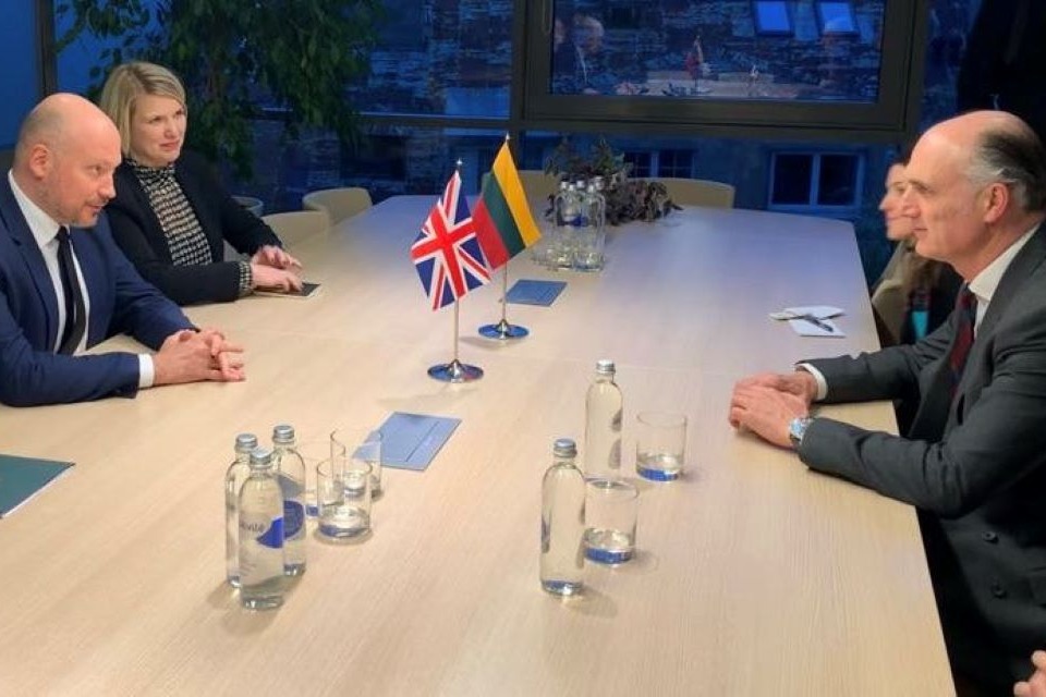Minister for Europe demonstrates UK commitment to Baltic security
