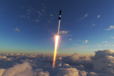 Artist impression of an RFA rocket in flight. Image credit: RFA
