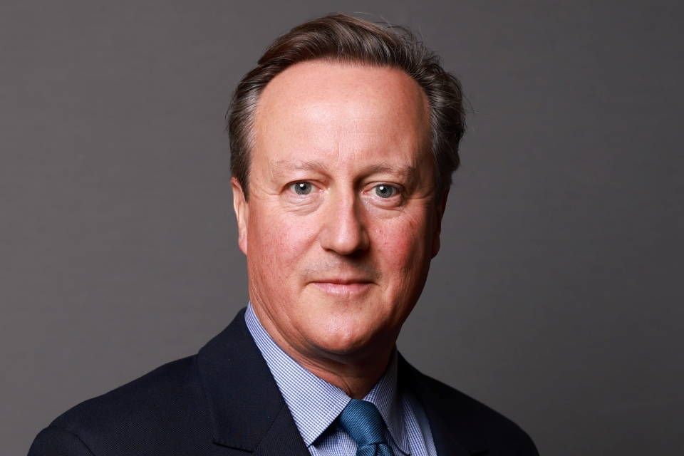 The Rt Hon David Cameron