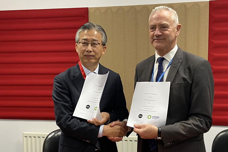 NDA reaffirms cooperation with Korea Radioactive Waste Agency