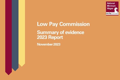 Cover of LPC's 2023 summary of evidence