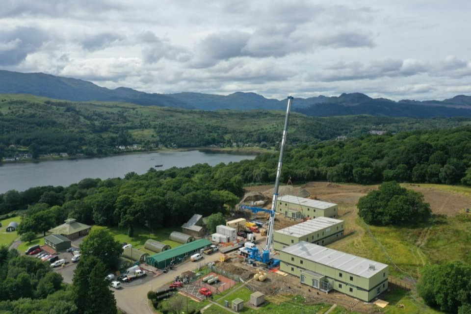 First carbon neutral accommodation buildings in Scotland to support operational training