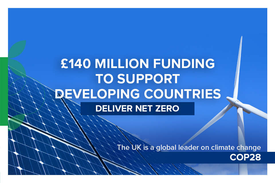 UK dedicates £140 million to help countries switch to cleaner energy