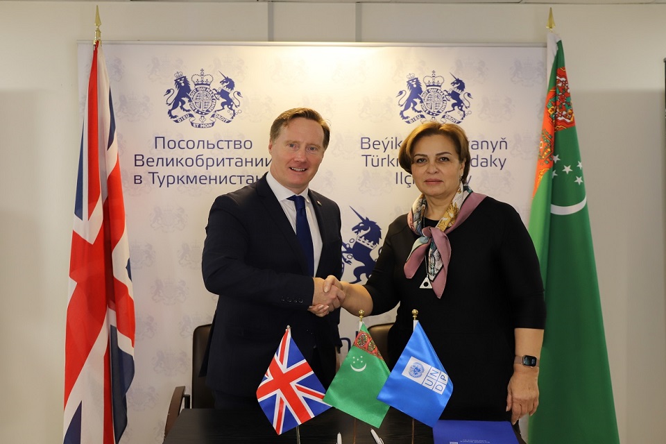 British Embassy Turkmenistan and UNDP continue cooperation on climate