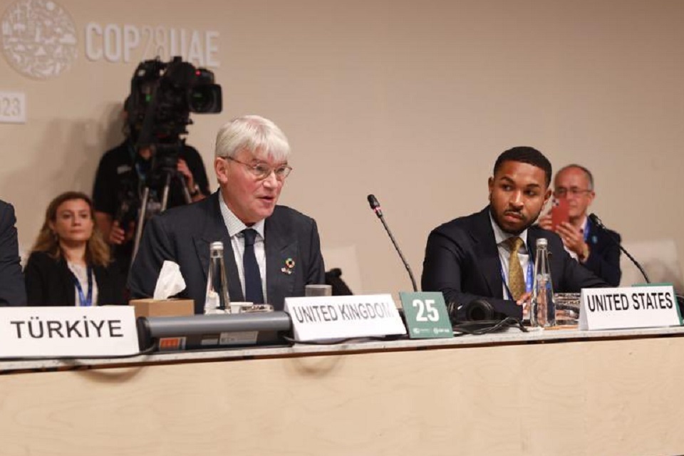UK backs work to protect global water and food supplies at COP28