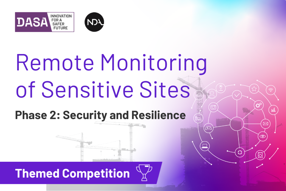 £1.5 million competition seeks innovations to remotely monitor sensitive sites