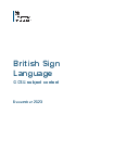 GCSE British Sign Language (BSL) - GOV.UK