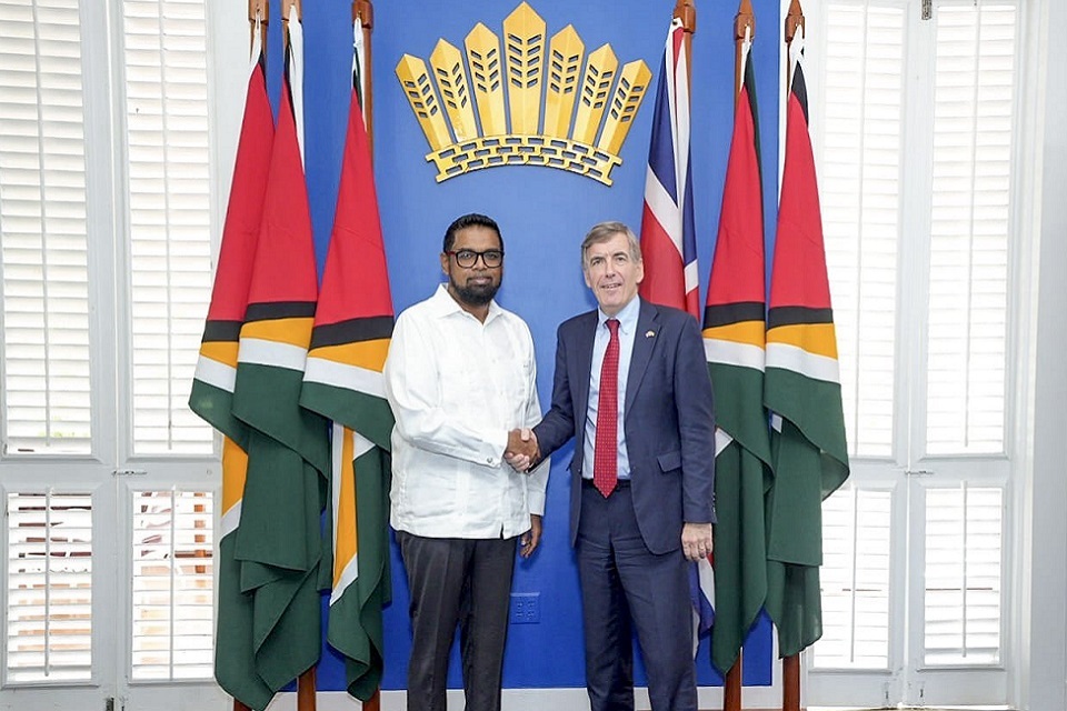 Americas Minister visits Guyana to demonstrate UK support for its territorial integrity