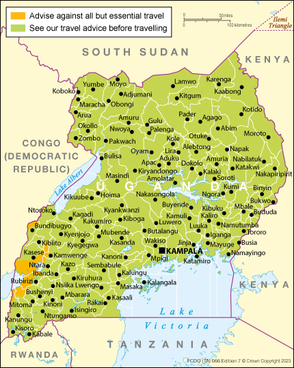 canada travel advisory uganda