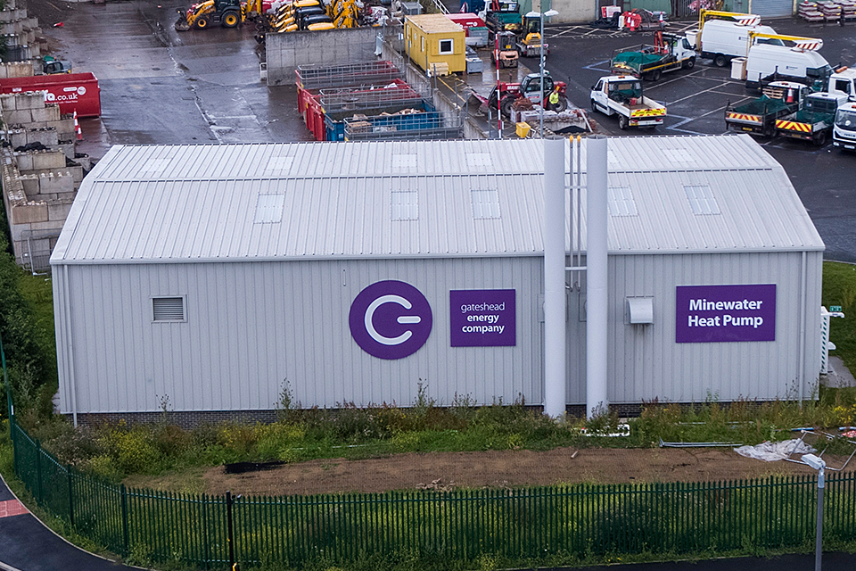 Gateshead mine water heat scheme gets official seal of approval GOV.UK