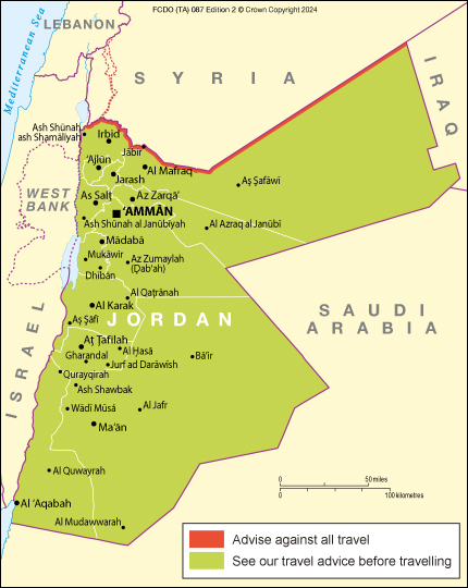 vaccinations for travel to jordan