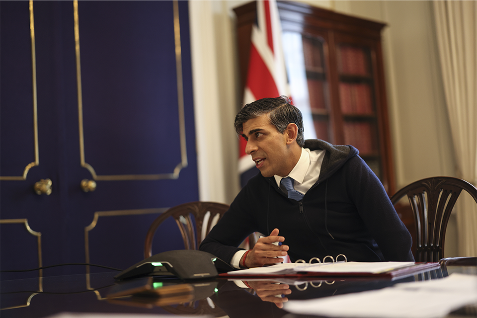 PM call with Prime Minister Meloni of Italy: 2 February 2024