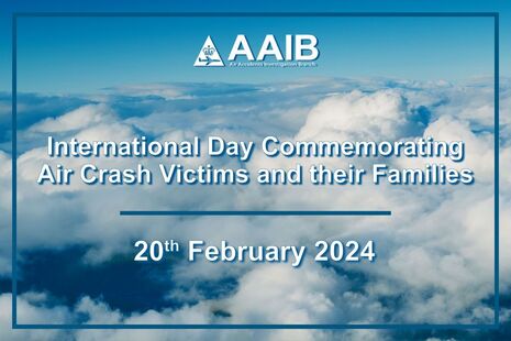 Image for International Day Commemorating Air Crash Victims and their Families, 20 February 2024