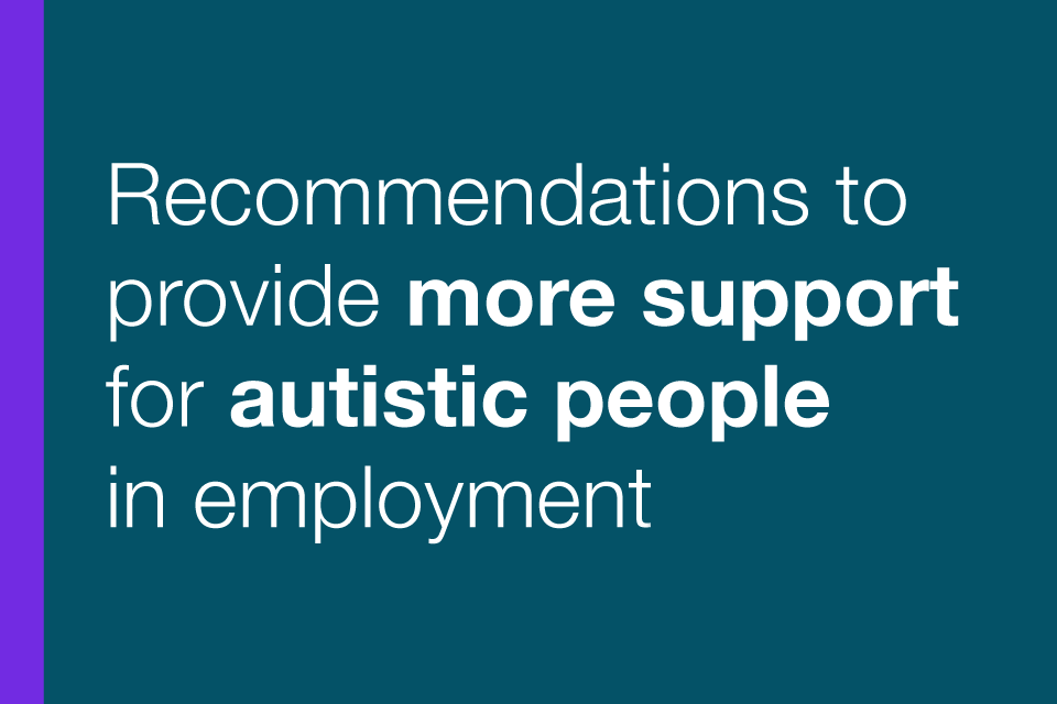 Landmark review calls on employers to boost support for autistic people