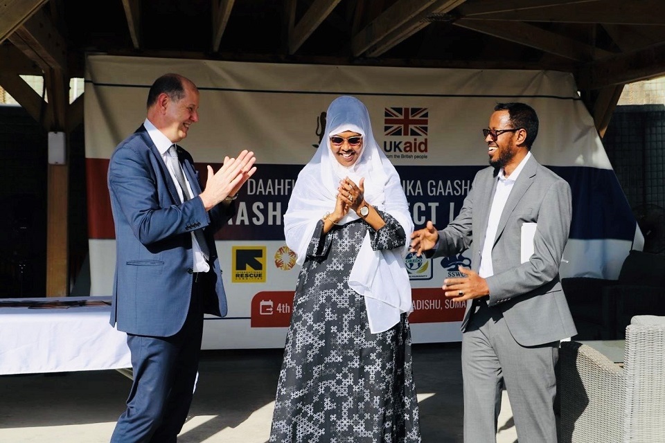UK launches project to support survivors of gender-based violence in Somalia