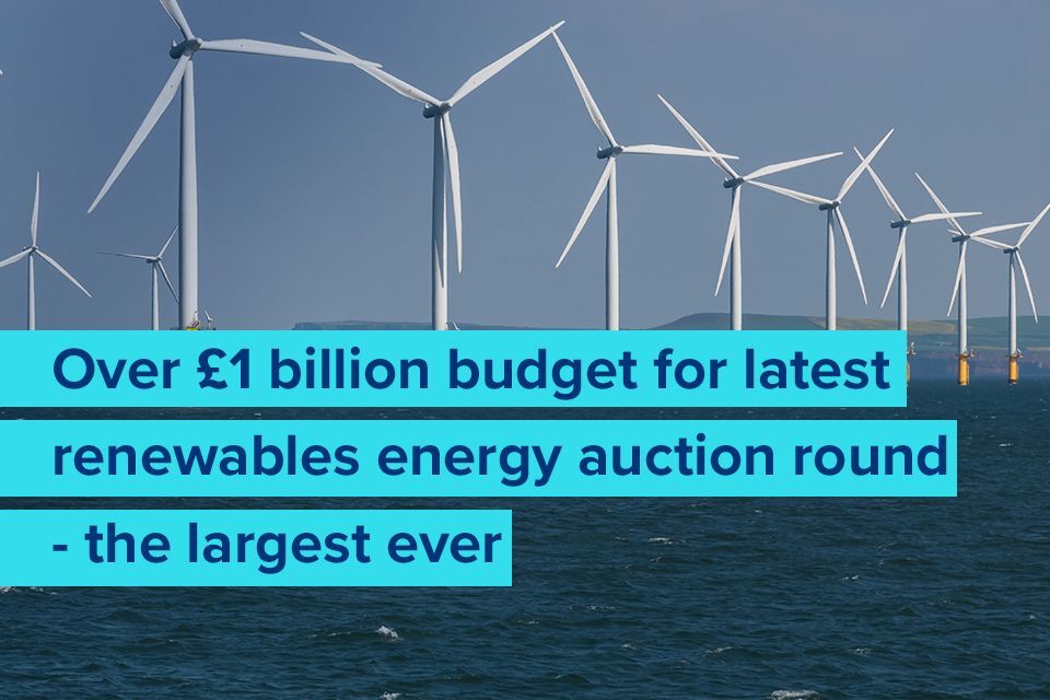 Uk Gov Allocates Over £1b For Renewable Energy Auction Mirage News