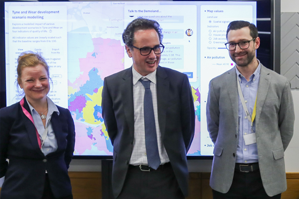 Geospatial Commission funded tool demonstrates potential for AI to transform decisions about land use