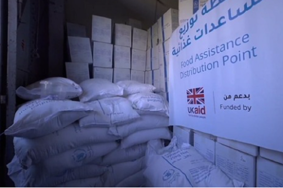 Read ‘Largest UK aid delivery enters Gaza to feed 275,000 people’ article