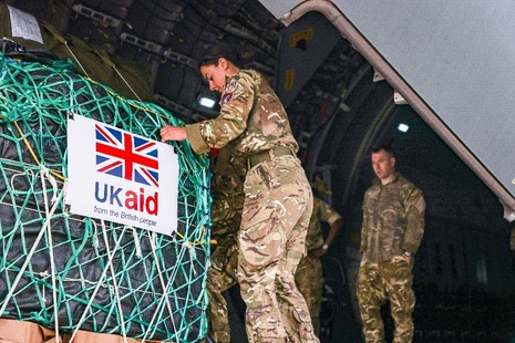 UK Forces airdrop over 10 tonnes of food supplies to civilians in Gaza