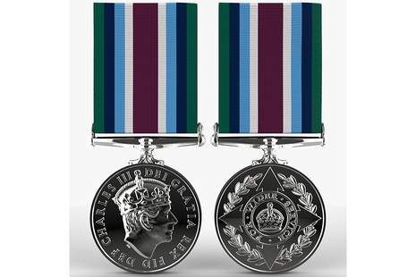 The Wider Service Medal. MOD Crown Copyright.