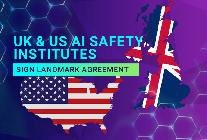 UK and United States announce partnership on science of AI safety.