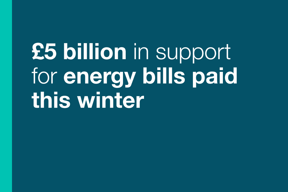 £5 billion in support for energy bills paid this Winter