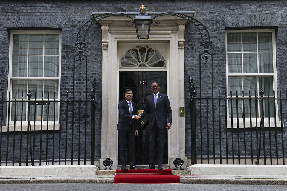 PM meeting with President Kagame of Rwanda: 9 April 2024