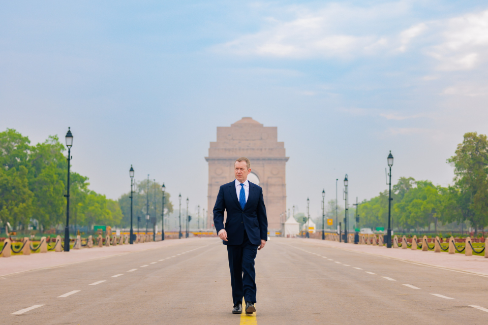 Stephen Kavanagh in India