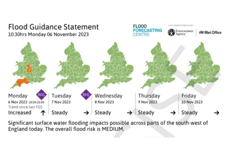 Picture of Flood Guidance Statement map thumbnails